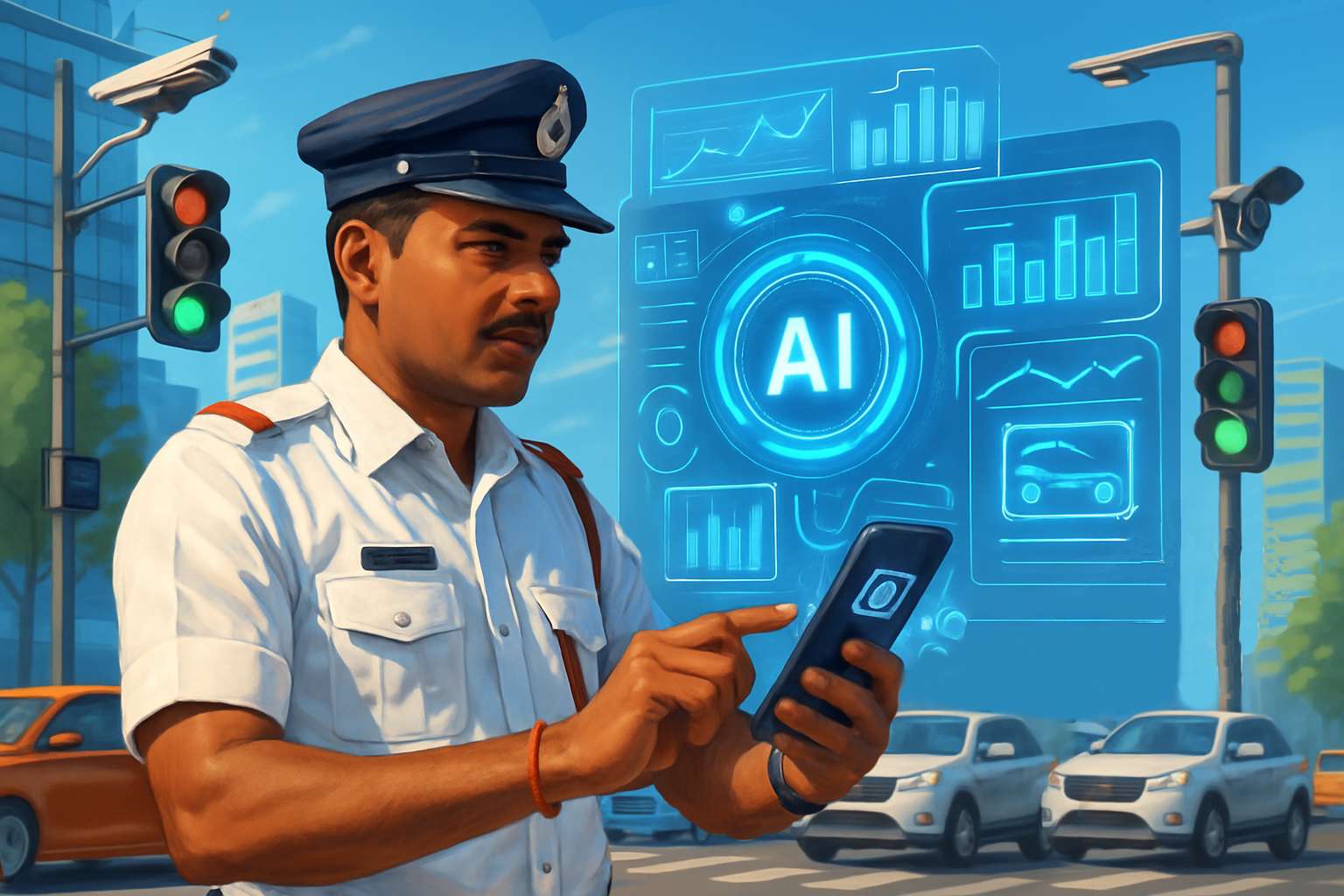 AI-Powered Traffic Management System